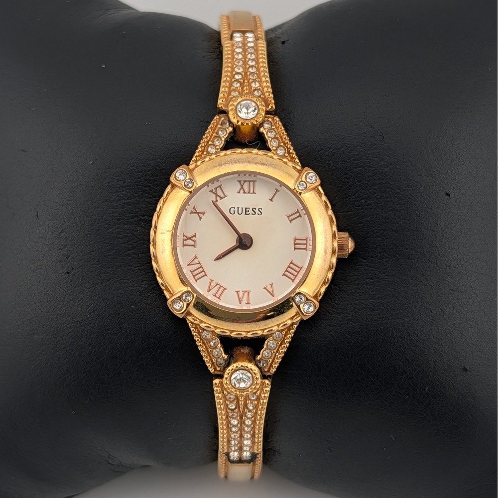 Guess U0135L3 Bronze‎ Gold Tone Crystal Bracelet Watch